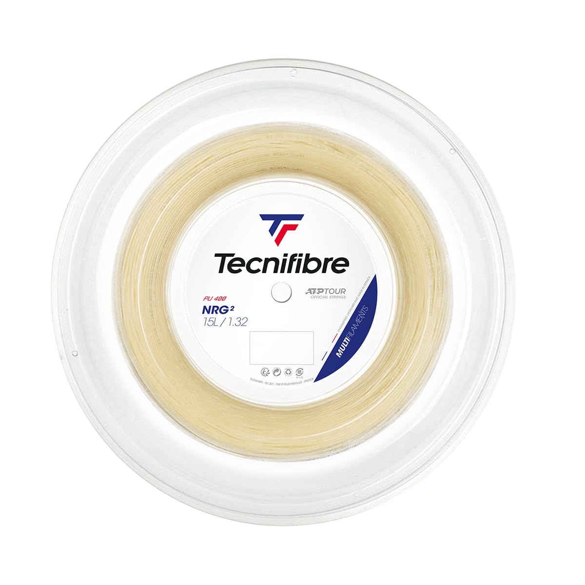 

Теннисная струна из кишок Tecnifibre NRG2 рулон 200 м TFR211 1,24 мм