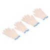 2 Pairs Thermal Insulated Gloves 300 Celsius  Heat Resistant Non Slip Anti Scalding Mitts for BBQ Oven