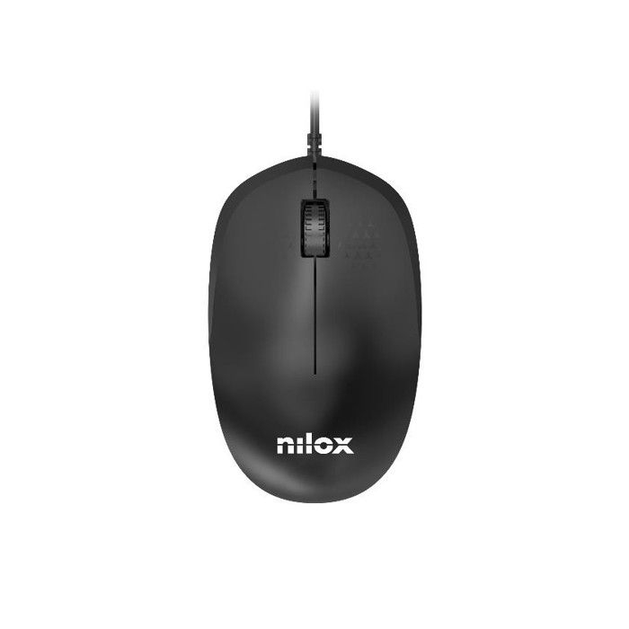 SOURIS FILAIRE 1200DPI NOIRE NILOX
