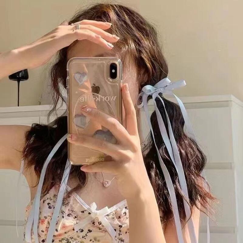 Jenny Balletcore Ribbon Clip Pin Hairpin Kitsch cream