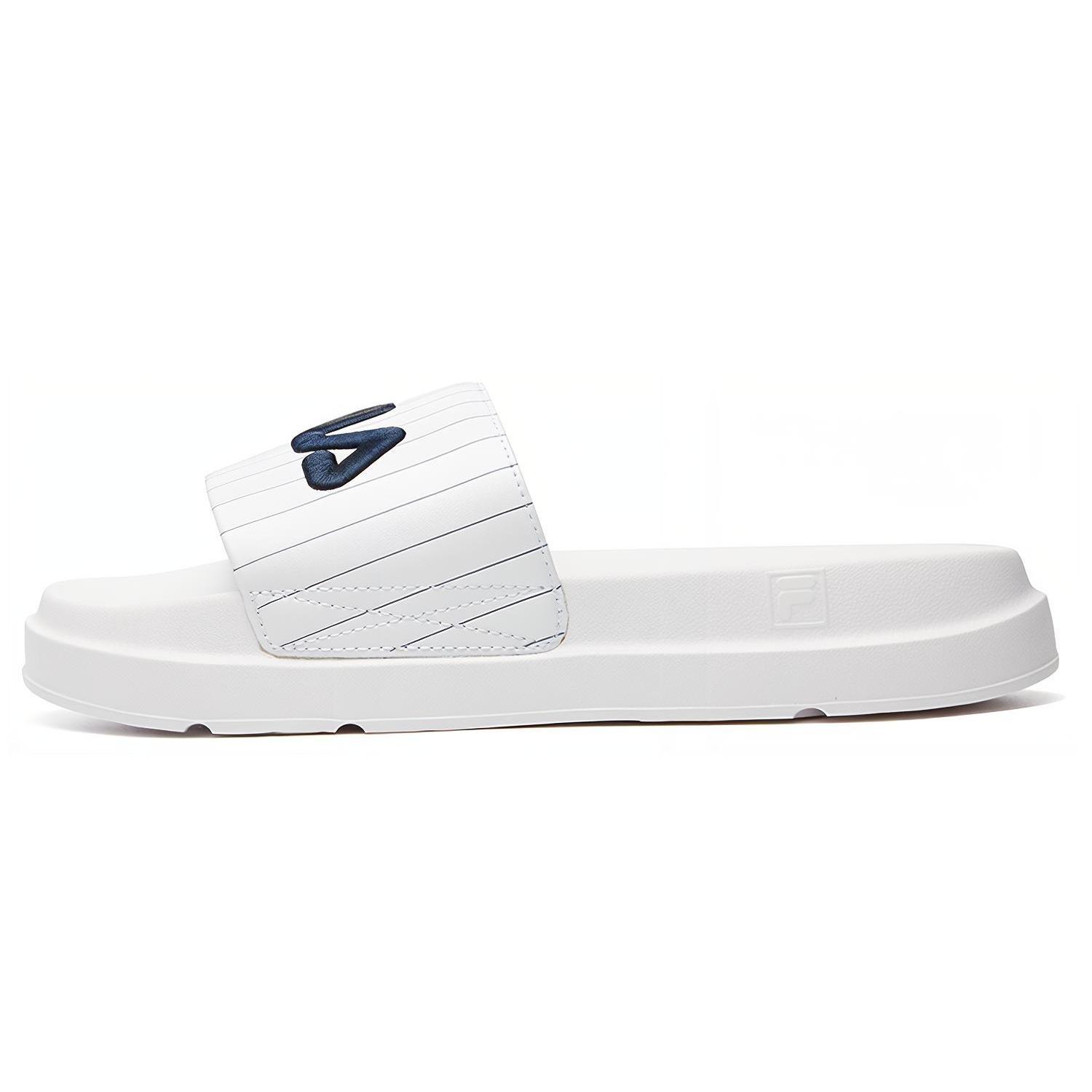 

New FILA Thick Sole White Slippers Women s F52W044602FWT 38.5