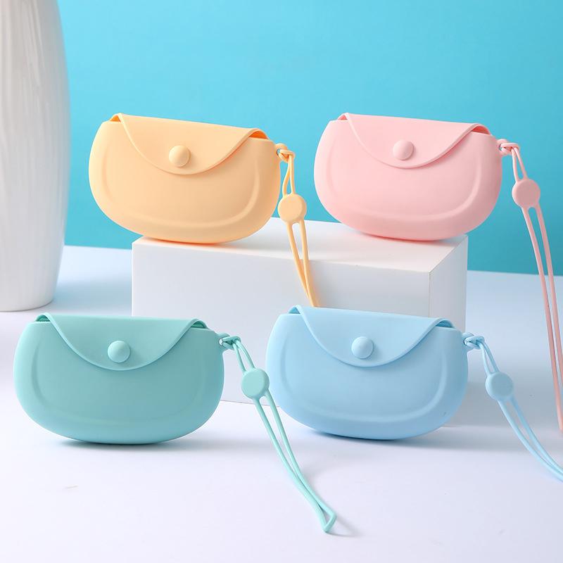 1 buc. Carcasă din silicon pentru proteză dentară Cutie de depozitare pentru retainer Container pentru proteză bucală Carcasă pentru proteză dentară