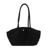 Women Suede Dumpling Tote Bag, Luxury Handbag, Single Shoulder Crossbody Bag