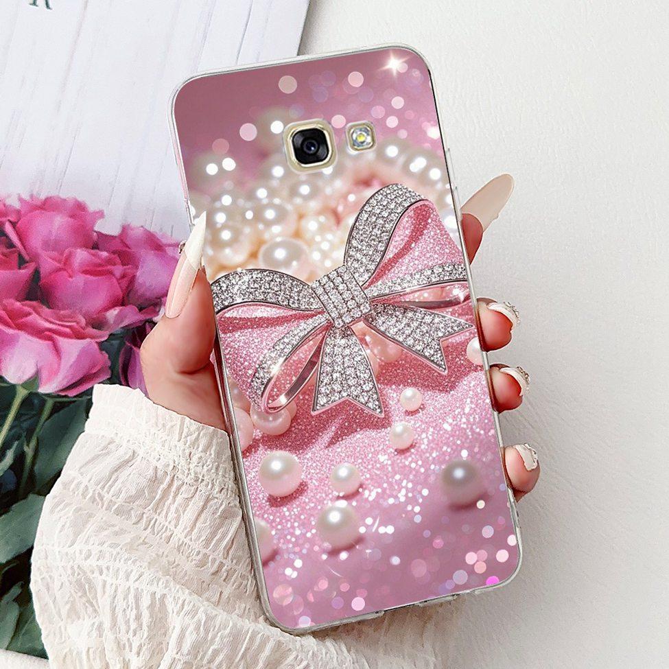 Clear For Samsung A5 2017 Case A520F Cute Cat Fashion Flower Funny Cool Painted Back Cover For Samsung Galaxy A5 2017 Phone Case
