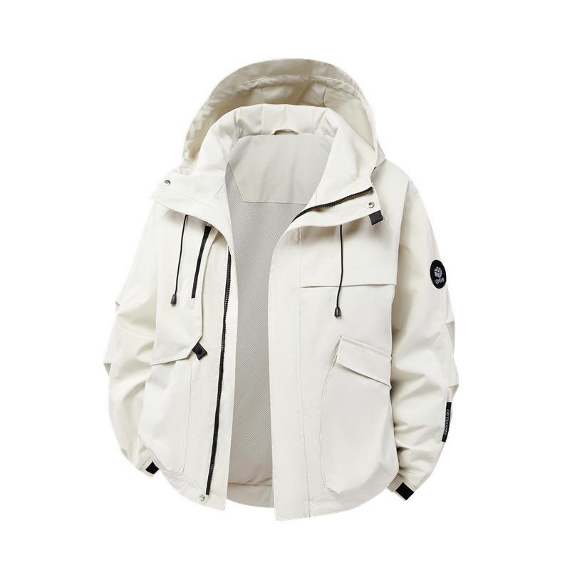 Jacket Men's Coat Hooded Spring New Men's Large Size Mountaineering Jacket