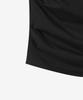 BASIKA Drape Short Sleeve T-Shirt (Black)
