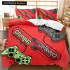 Set Copripiumino Gamer Pulsanti Azione Consolle Giochi Copripiumino Ragazze Ragazzi Giovani Adulti Videogioco Poliestere Copripiumino