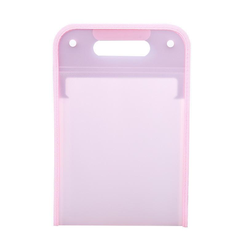 13 Pocket Folder Portable A4 Letter Size Macaroon Folding File Organizer For Classroom Office And Home Storage Stationery