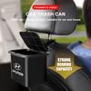 1Pcs Car Seat Back Hanging Trash Can Storage Case Rear Row Organizer For Hyundai Tucson Solaris I30 Creta Ix35 I40 Veloster Santafe