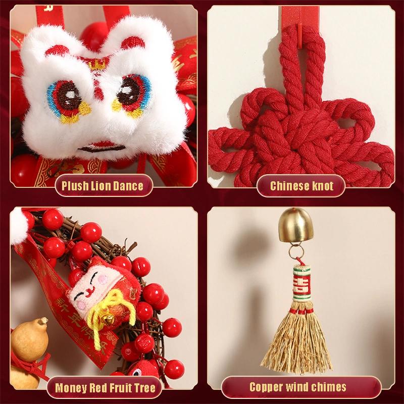 Horse Year New Year Decorations Festive Door Hangings For 2026 New Year'S Day Spring Festival Scene Decorations