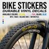 Adesivos de Bicicleta Emoticon Decalques Ciclismo Bicicleta MTB Adesivos de Vinil Quadro de Estrada Tubo Superior Decoração Emoji de Equilíbrio Filme Gráfico