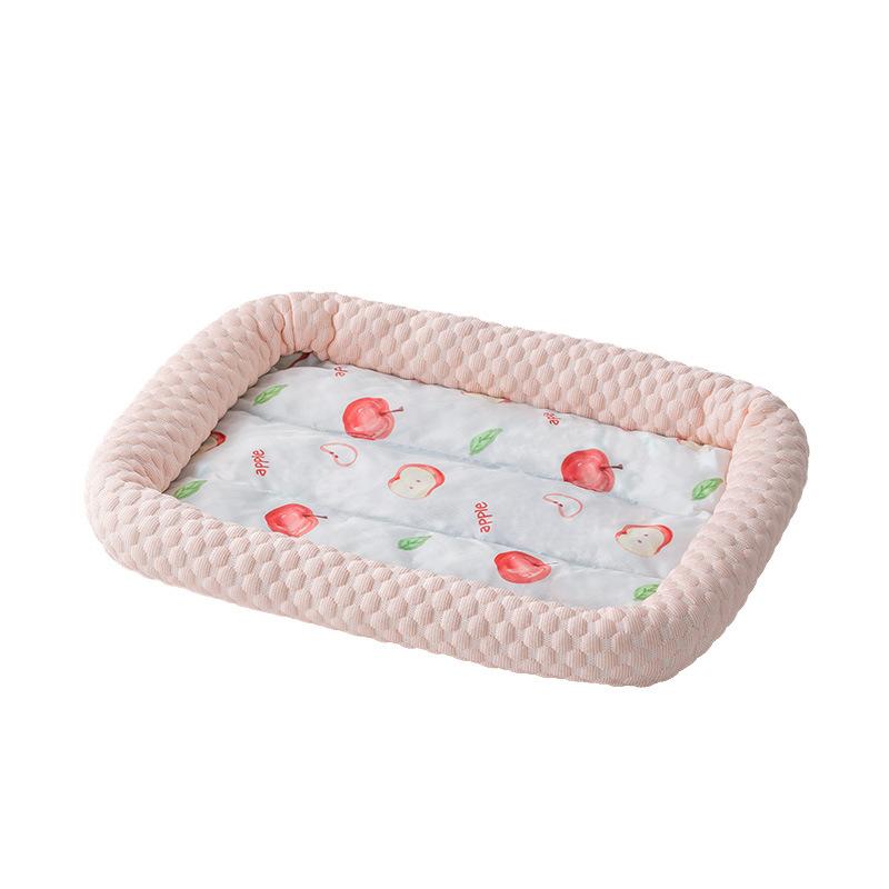 Summer Cooling Pet Cat Bed Cushion Ice Pad Dog Sleeping Square Mat for Puppy Dogs Cats Pet Kennel Top Quality Cool Cold
