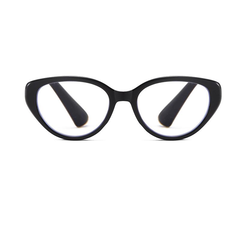 Versatile Anti-Blue Reading Glasses Women'S Pc Round High Definition Flat Light Glasses Frame Reading Mirror