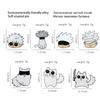 Jujutsu Kaisen Enamel Pin Cartoon Anime Brooches Animals Cat Custom Metal Hat Lapel Clothes Backpack Jewelry Friends Fans Gift