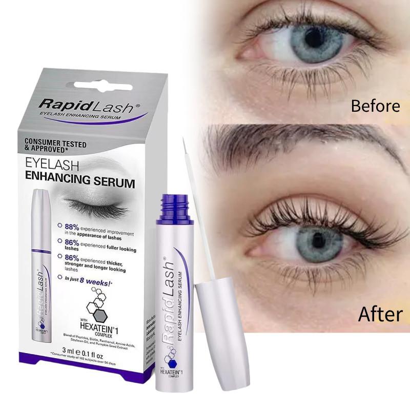 Rapidlash Eyelash Serum 3ml Luxurious Silver Formula For Stunning Long Lashes