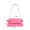 Small square bag new autumn generous high-end texture armpit bag simple casual trendy girl bag