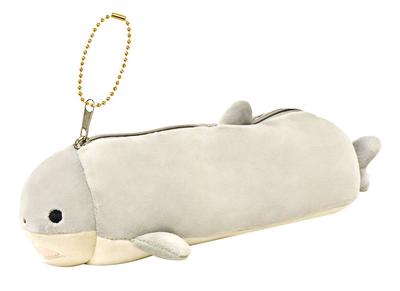 Livheart Marshmallow Aquamie Shark Pen Pouch W8xD24xH8cm 58207-72