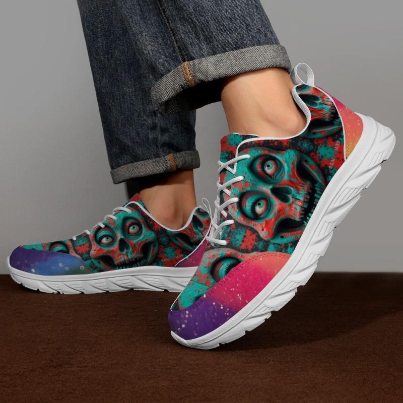 YRZL Lightweight Sports Shoes for Men Comfortable Athletic Sneakers Non Slip Gym Training Walking Shoes for Outdoor Skate Shoes
