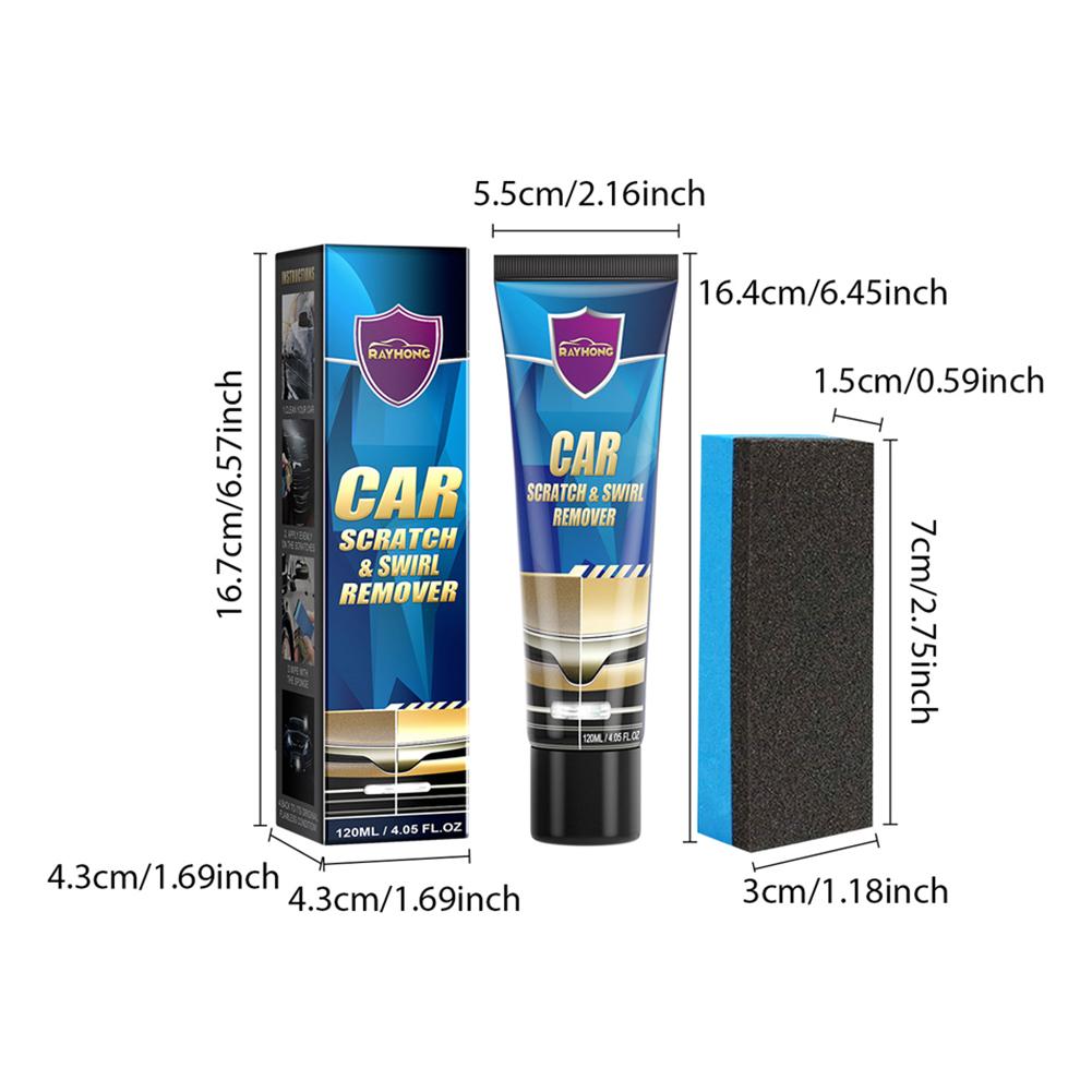 15/60ml Car Paint Protection Polishing Auto Polishing Kit with Sponges Car Scratch Repair Paste Car Polish Scratch Remover