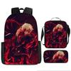 Tokyo Ghoul 3pcs Set Backpack Schoolbag with Shoulder Bag Pencil Case Set Gift for Kids Students