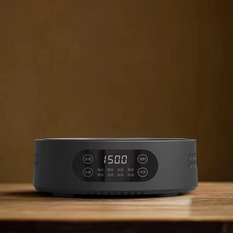 1500W Mini-Elektrokeramikherd Tragbarer kleiner Teekocher für den Haushalt Multifunktionaler Teekocher mit Wärmedämmung