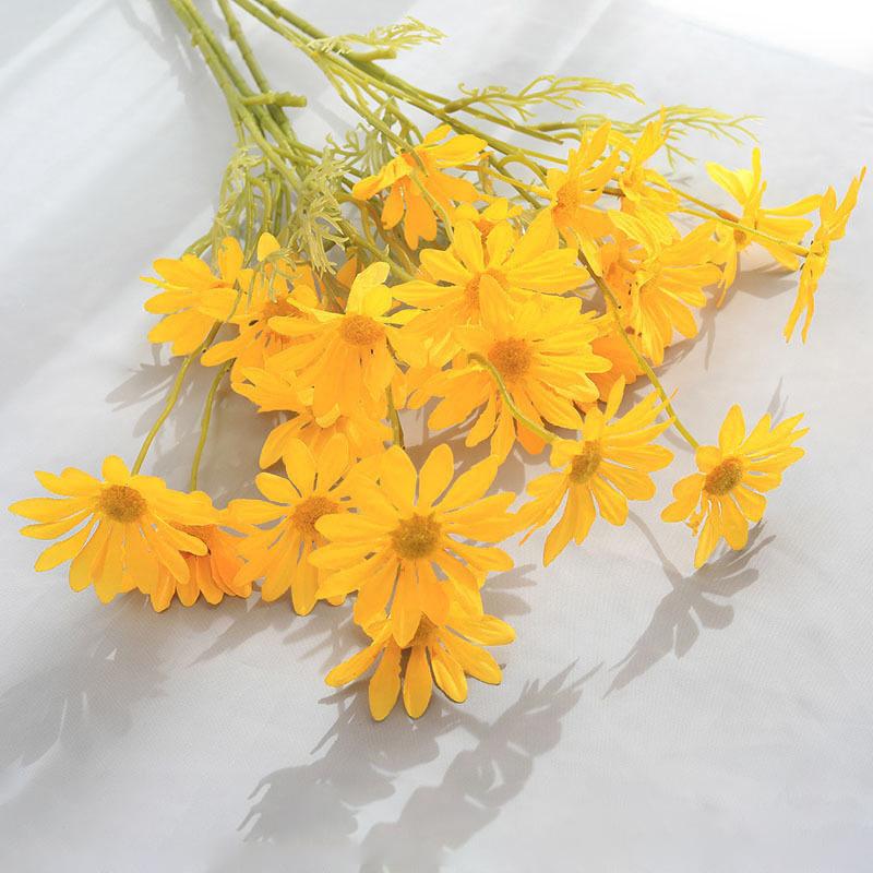 5/10Pieces Artificial Flowers Silk Daisy Bridal Bouquets Vase Home Wedding Garden Decoration DIY Gifts Fake Plants Accessories