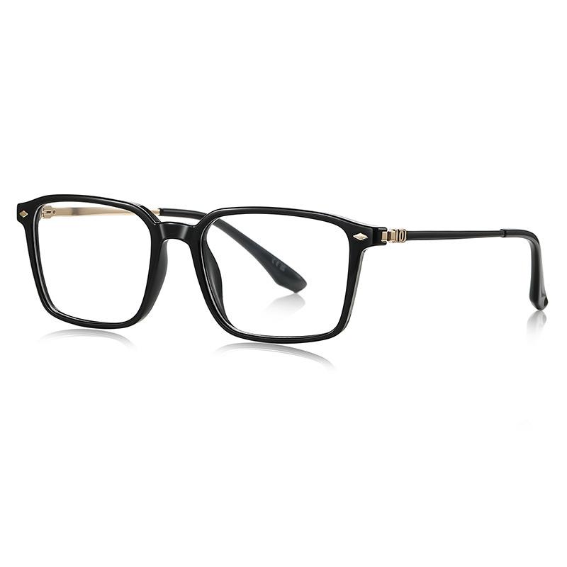 Reading Farsighted Glasses For Men Square Prescription Transparent Eyeglasses TR90 Anti Blue Light Computer TiredEyesightGlasses