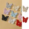Fabric Pearls Embroidered Butterfly Sewing Accessories For Craft And Fashion