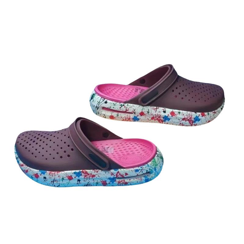 

Third Generation Non-Slip Thick Sole Crocs Sandals - Unisex Outdoor Beach Comfort with Unique Print. 39-40 (M7/W9)