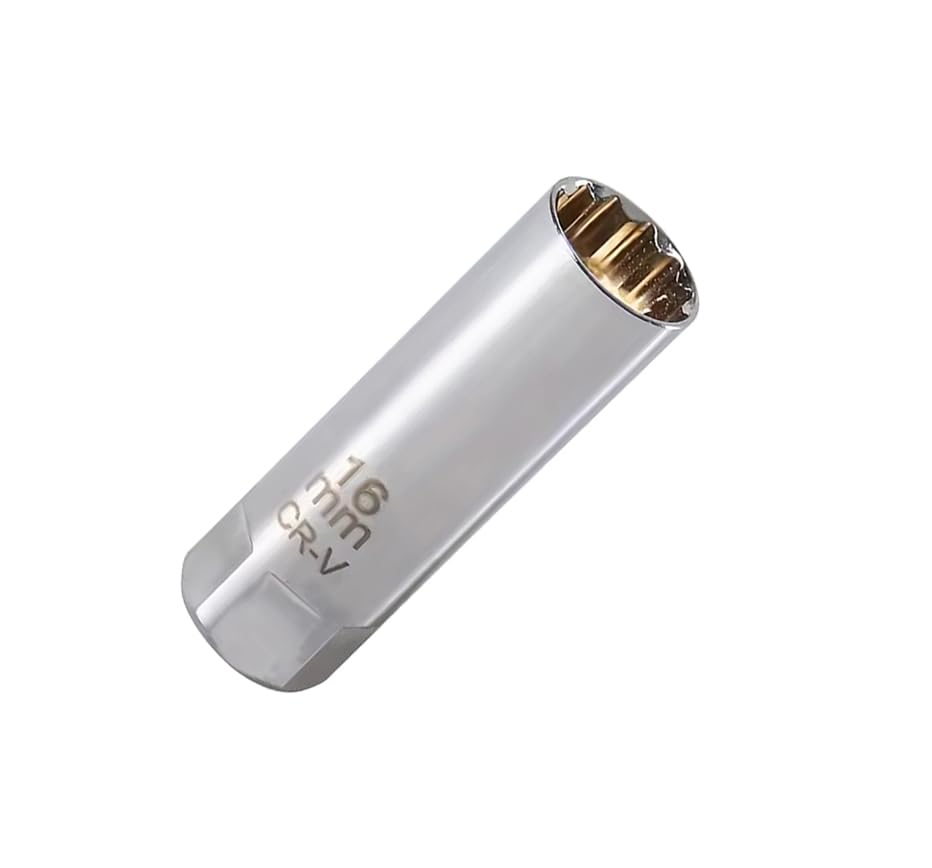Universal Socket for Plug Spanner 16mm Plug Socket Wrench Wear-resistant