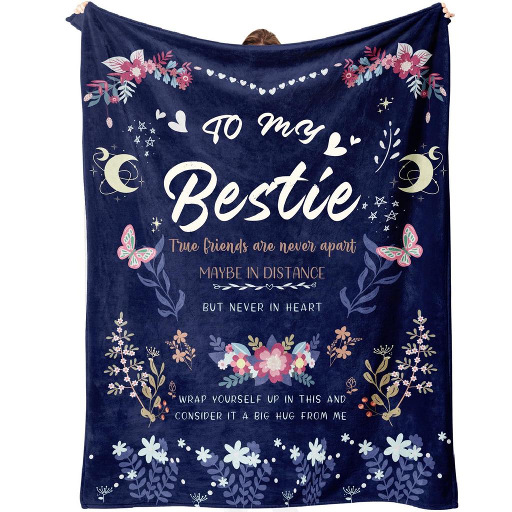 Best Friend Blanket Gift Flannel Soft Comfortable Home Blanket Warm Blanket Birthday Holiday Gift