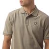 Lyle & Scott Herren Einfarbiges Naturgefärbtes Poloshirt