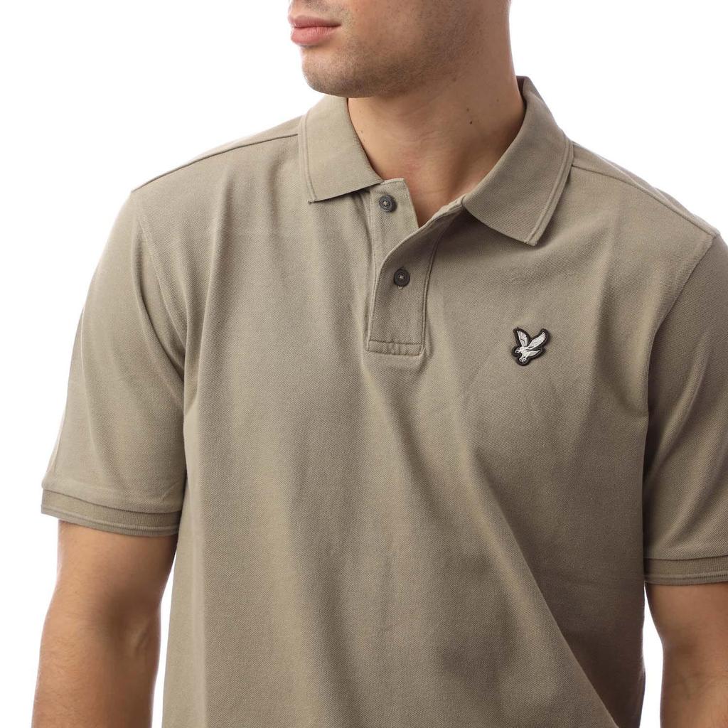 Lyle & Scott Mens Plain Natural Dyed Polo Shirt