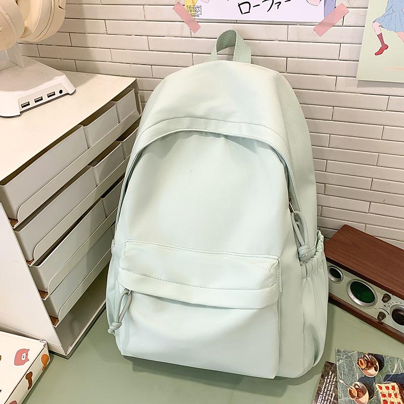 School bag, school bag, female ins style, simple and light campus, Korean version of versatile Mori series chugao backpack