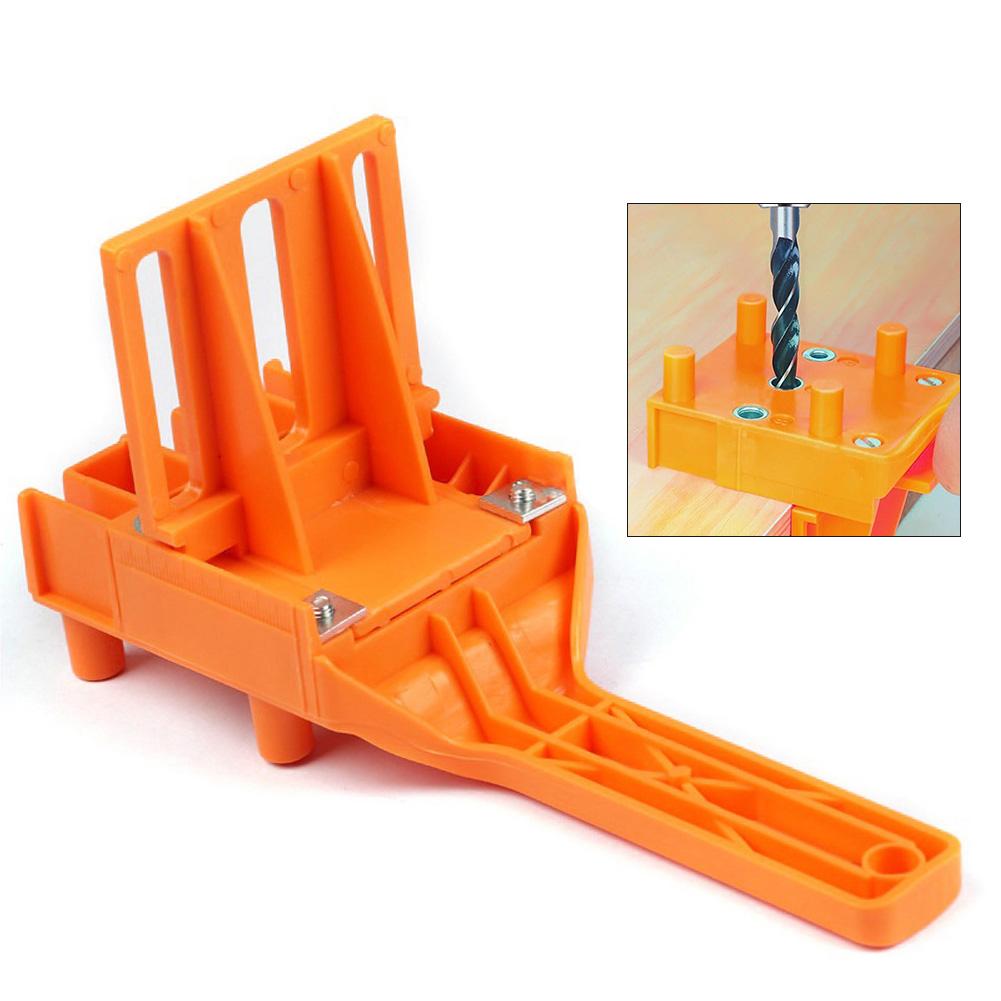 Adjustable Drill Holes Self Centering Doweling Jig Woodworking Hole Punch