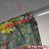 2pcs   2D FLAT PRINTING Curtains (Without Rod) Sunlit Deer Duo Modern Modern Curtains Versatile Fabric Curtains Versatile All