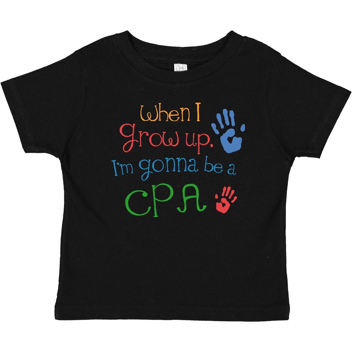 Inktastic Future CPA Accountant Baby T-Shirt Certified Public Accounting Cute 100