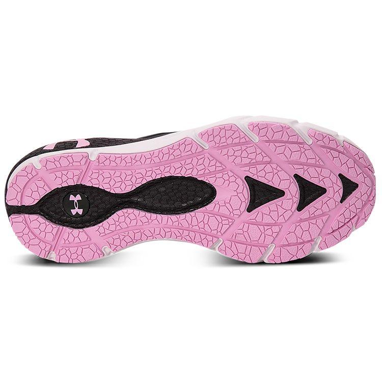 Under Armour HOVR Phantom 2 Comfortable Fabric Synthetic Leather Low Top Casual Running Shoes Women sneaker Black Pink 3025214-001