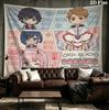 Franxx Wall Tapestry Aesthetic Wall Hanging Printed Fabric Blanket Decorative Tapestries For Bedroom Living Room Home Decor