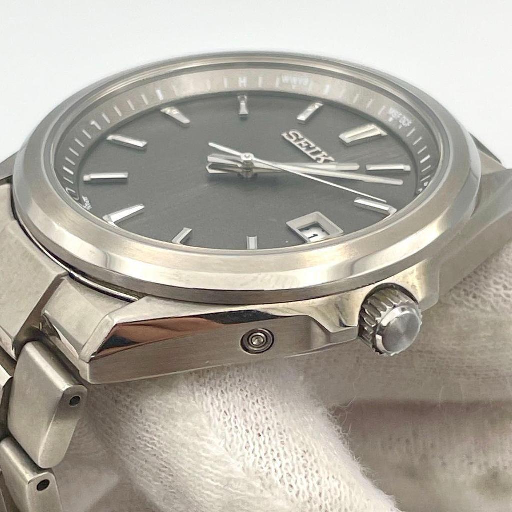 Used [Operation] SEIKO Seiko Selection Radio Solar Watch Date SBTM347 Silver