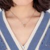 Swarovski Match Double Heart Versatile Necklace Women Necklace 1062708