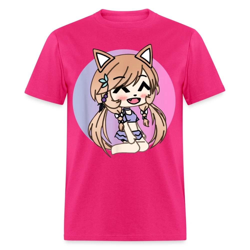 Cute Chibi style shirt Kawaii Anime Kitty Girl Chan with Cat Ears T-Shirt S