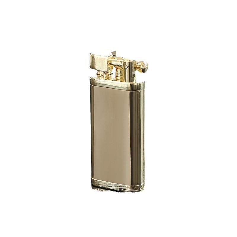 60° Flame Gold-Plated Metal Inflatable Personalized Gift Lighter