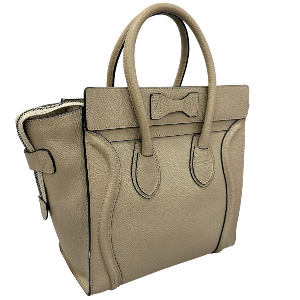 CELINE Luggage micro shopper Handbag Gurege Women used