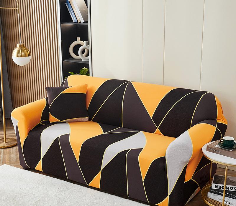 Geometry Plaid Sofa Cover Slipcovers Stretch Sofa Covers for Living Room Elastic Couch Chair Cover Sofa Towel 1/2/3/4-seater