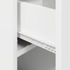 Bedside Cabinet in White 29 x 31.5 x 49 cm Particleboard