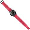 ERBORD Universal Silicone Strap 22mm, Tropic, Red / Black Buckle