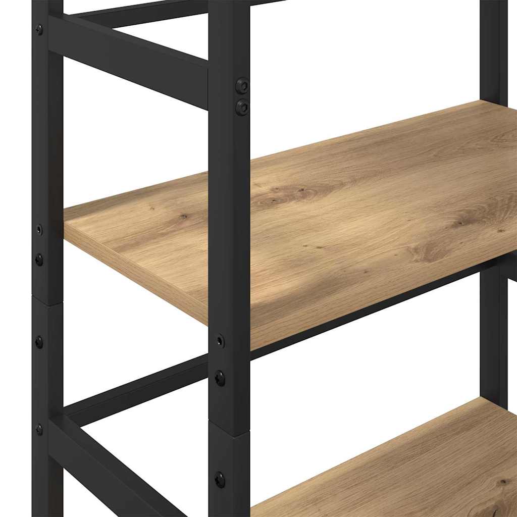 Bookshelf Artisan Oak 60 X 29.5 X 149 Cm Particleboard