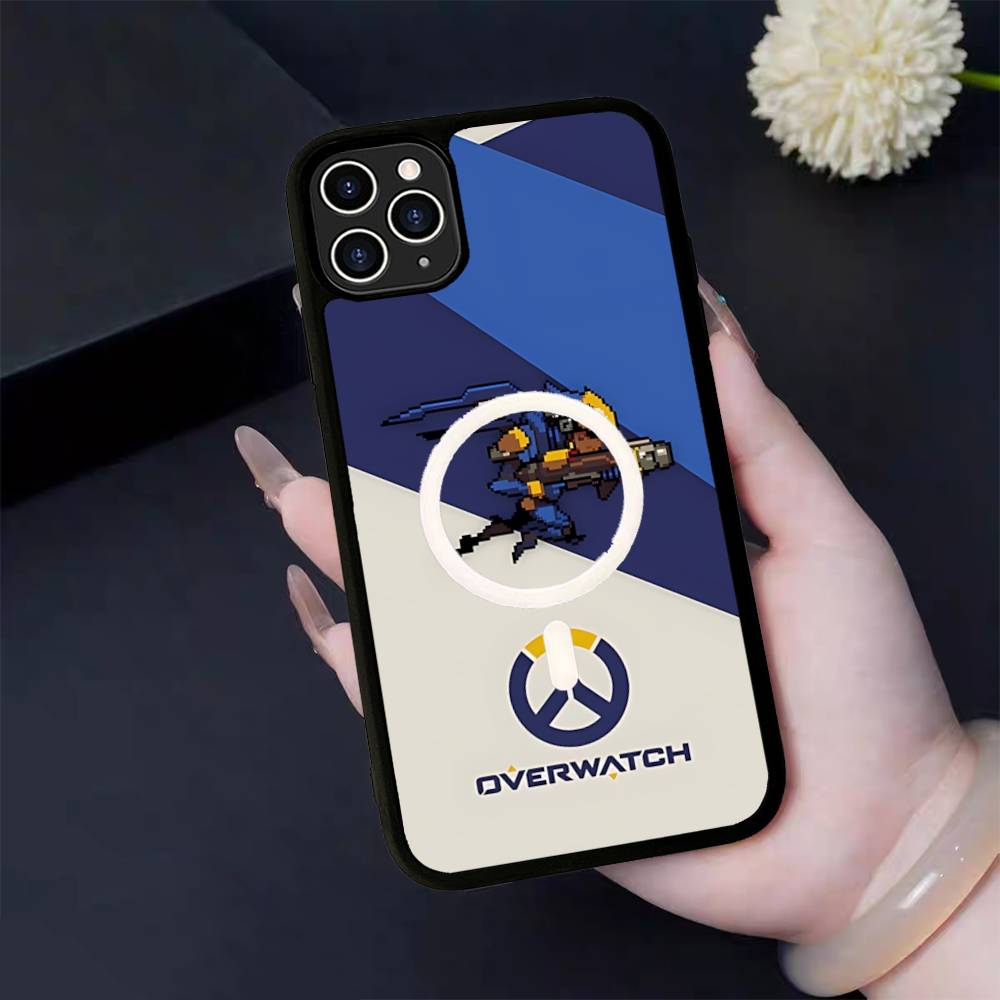 

First Person Shooter O-OverwatchS Game For Magesafe Magnetic Wireless Phone Case For IPhone 17 Pro Max Air 13 12 Mini 16 15 14 iPhone 17 Pro