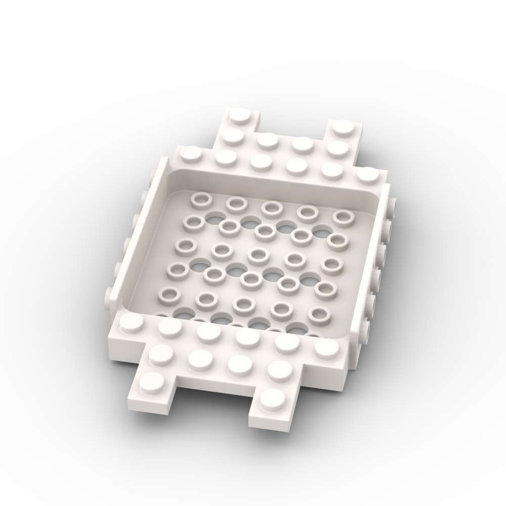 Non-Toxic Moc 1Pcs 3385 Base 6X12X1 With 5X6 Recessed Center Building Blocks Kit Vehicle With Holes Part Bricks Particle Toy Children Gift
